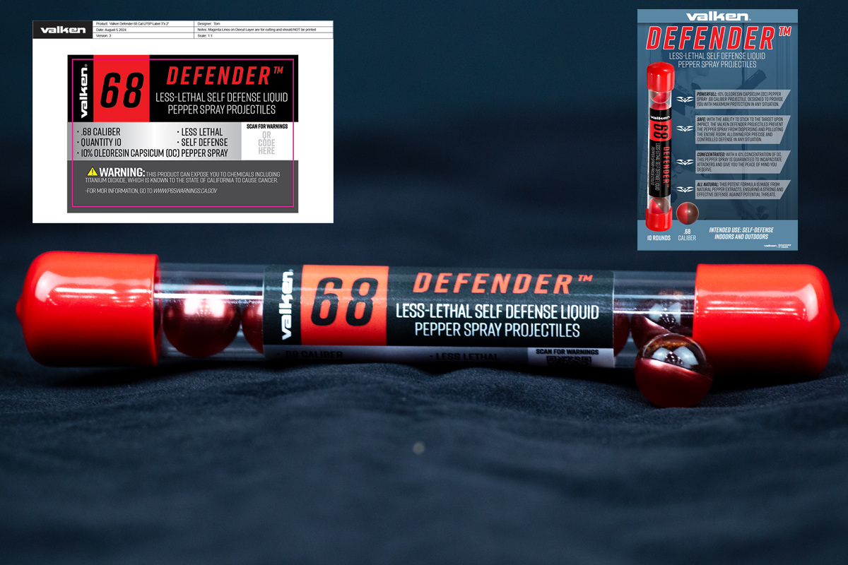 Valken Packaging Design-Defender Liquid Pepperballs