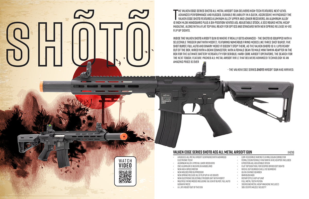 alken Marketing-Magazine Ad Shoto ASL Airsoft Rifle