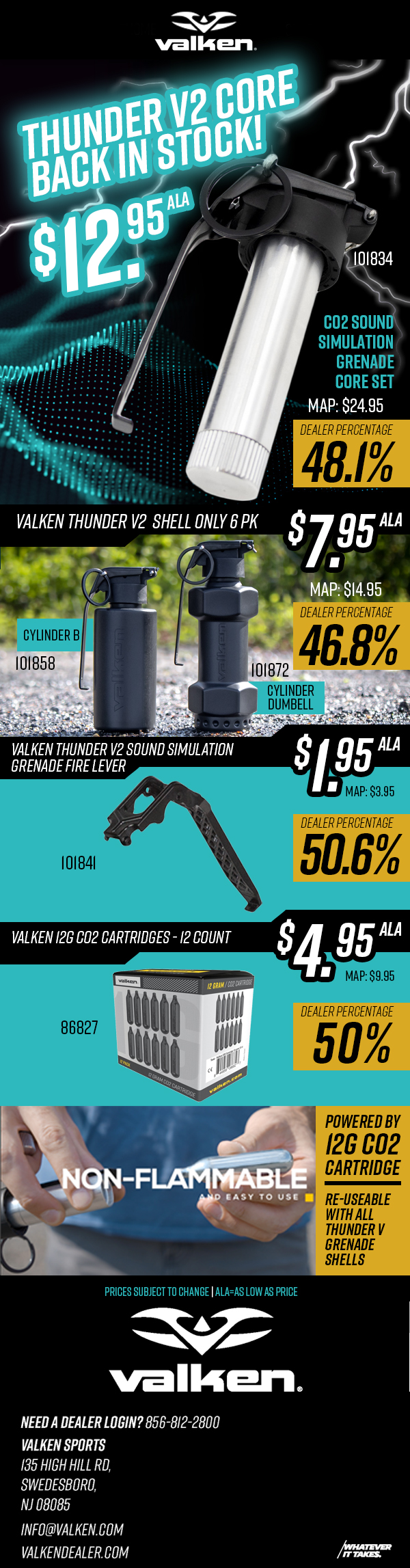 Valken Marketing-Email Thunder V Back in Stock