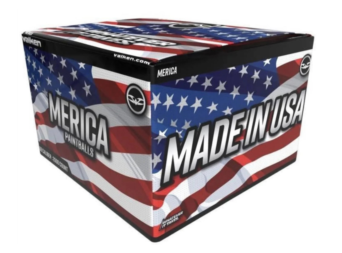 The Merica Paintball Box as intended.