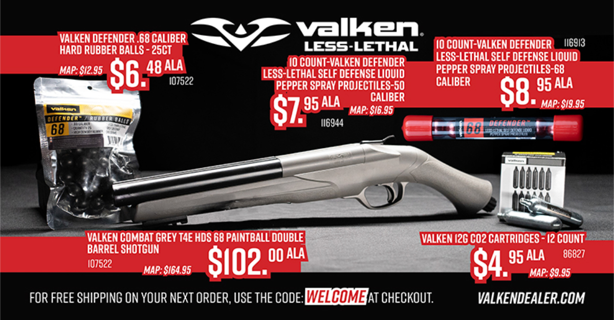 Valken Flyer-Back for our Less-Lethal Products.