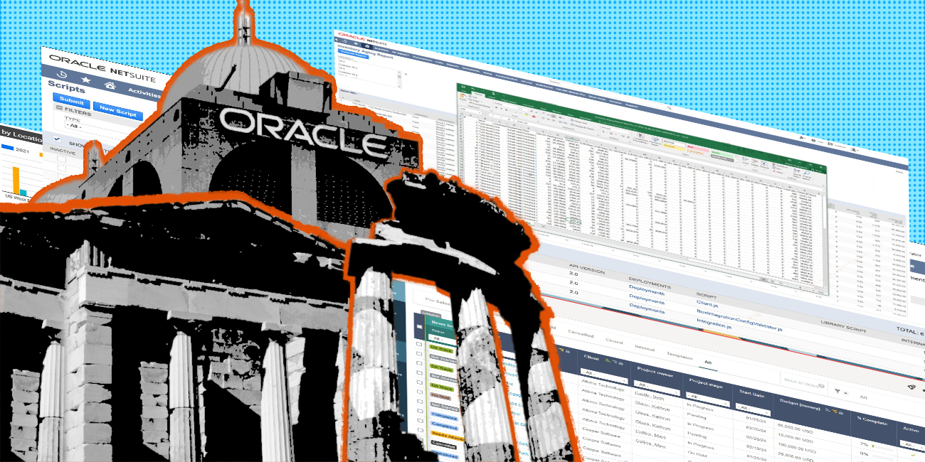 Oracle is the company that created and maintains the NetSuite ERP.